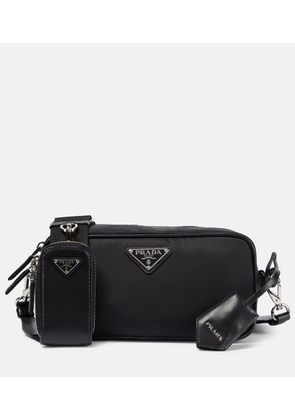 Prada Small Re-Nylon and leather shoulder bag