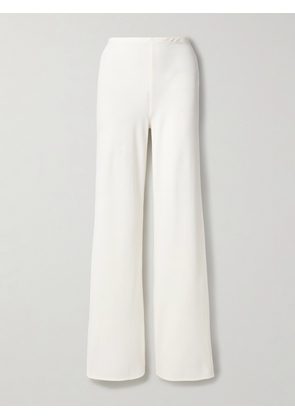 STAUD - Stroll Crepe Wide-leg Pants - Ivory - x small,small,medium,large,x large