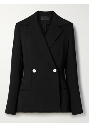Proenza Schouler - Marine Double-breasted Twill Jacket - Black - US0,US2,US4,US6,US8,US10,US12