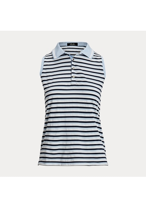 Tailored Fit Sleeveless Polo Shirt