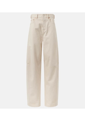 Gucci Low-rise barrel-leg jeans