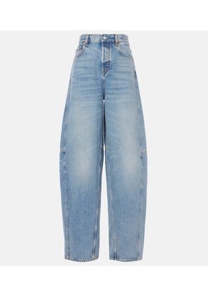 Gucci Low-rise barrel-leg jeans