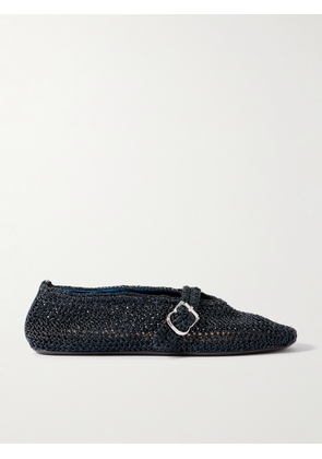 Alaïa - Metallic Crocheted Ballet Flats - Blue - IT36,IT37,IT38,IT39,IT40,IT41,IT42