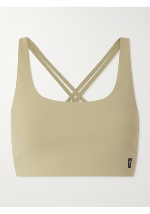 ON - Studio Recycled Sports Bra - Green - x small,small,medium,large,x large