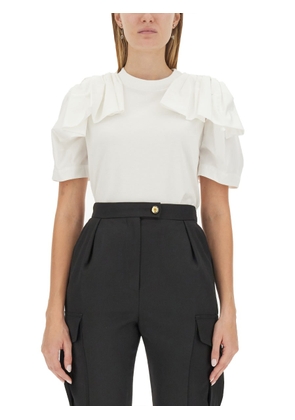 Alexander McQueen T-shirt With Ruffles