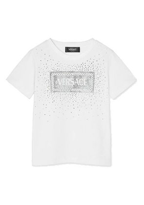 Young Versace Girls Crystal 90S Logo T-Shirt
