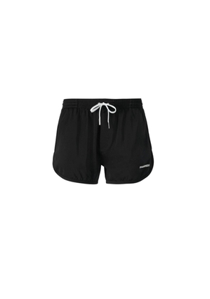 Dsquared2 Logo Printed Drawstring Swim Shorts