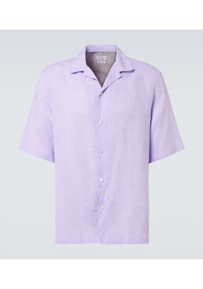 Brunello Cucinelli Linen bowling shirt