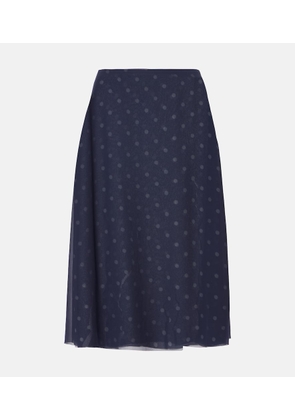 Acne Studios Printed midi skirt