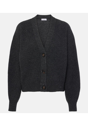 Brunello Cucinelli Cashmere-blend cardigan
