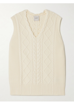 Varley - Kay Knitted Vest - Cream - xx small,x small,small,medium,large,x large