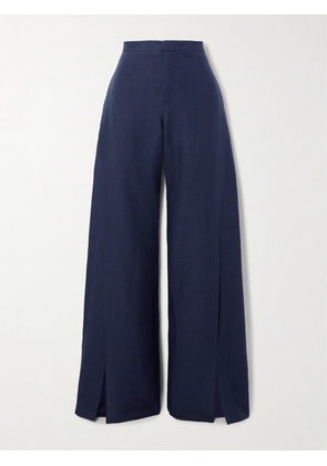 Ralph Lauren Collection - Leora Linen Wide-leg Pants - Blue - US0,US2,US4,US6,US8,US10,US12,US14