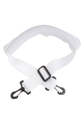 pushBUTTON White Ladies Shoulder Strap