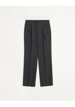 Valentino WOOL GABARDINE TROUSERS Man ANTHRACITE 44
