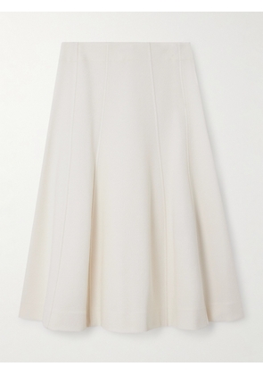 Jil Sander - Paneled Knitted Midi Skirt - Cream - FR 32,FR 34,FR 36,FR 38,FR 40,FR 42