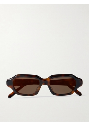 Loewe - Rectangular-frame Tortoiseshell Acetate Sunglasses - One size