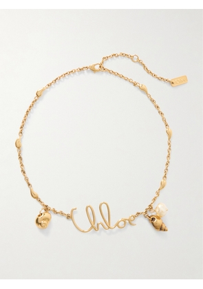 Chloé - Gold-tone Faux Pearl Necklace - One size