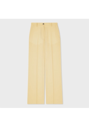 Paul Smith Women's Buttercup Yellow Wool Trousers