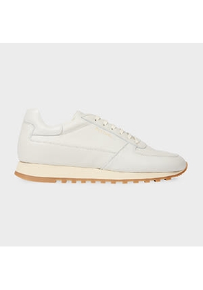 Paul Smith Women's Stone 'Velo' Leather Retro Trainers White