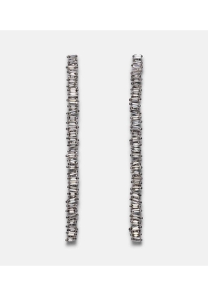 Suzanne Kalan Savannah Milli 18kt white gold earrings with diamonds
