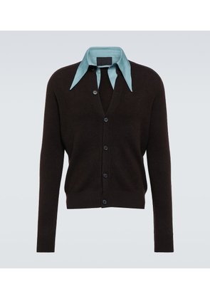 Prada Cashmere-blend cardigan