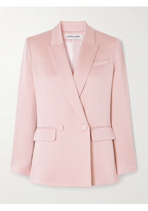 Veronica Beard - Sevyn Dickey Double-breasted Crepe Blazer - Pink - US0,US2,US4,US6,US8,US10,US12,US14