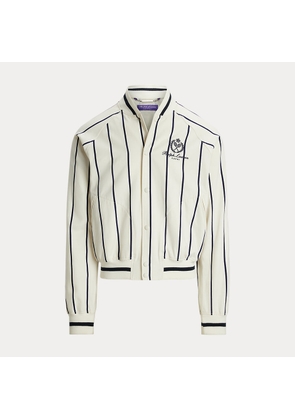 Langdon Striped Cotton-Cashmere Jacket