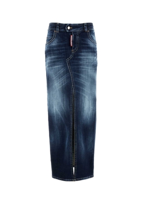 Dsquared2 Stretch Denim Skirt