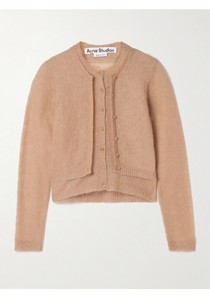 Acne Studios - Mohair-blend Cardigan - Neutrals - xx small,x small,small,medium,large