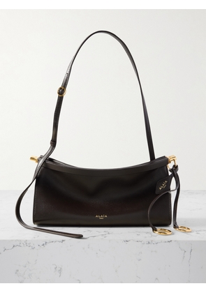 Alaïa - Click E/w Small Leather Shoulder Bag - Brown - One size