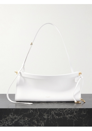 Alaïa - Click E/w Medium Leather Shoulder Bag - White - One size