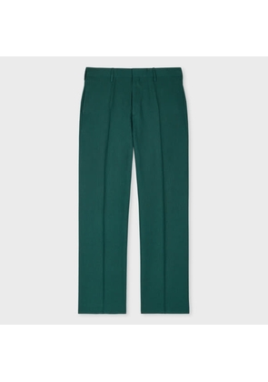 Paul Smith Dark Green Linen Trousers