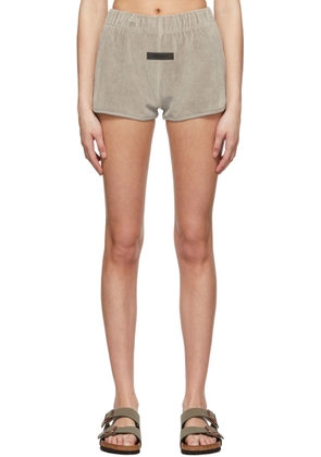 Fear of God ESSENTIALS Taupe Cotton Shorts