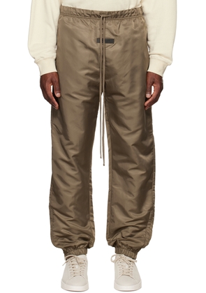 Fear of God ESSENTIALS Brown Nylon Lounge Pants