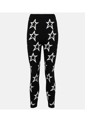 Perfect Moment Aster knitted wool leggings