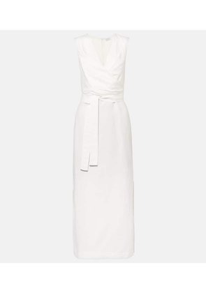 Brunello Cucinelli Gathered midi dress