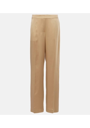 Joseph Tawa silk satin straight pants