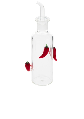 Maison Balzac The Chilli Bottle in Clear & Red - Red. Size all.