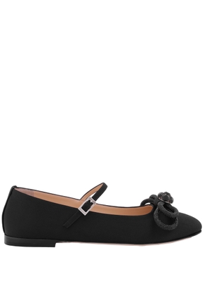 Mach & Mach Double Bow Ballerina Flats