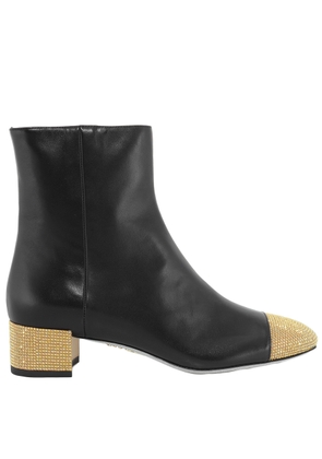 Rene Caovilla Bonnie 40 Leather Ankle Boots