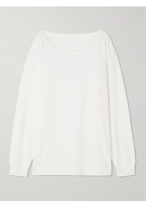LEMAIRE - Cotton And Linen-blend Jersey Top - White - xx small,x small,small,medium,large