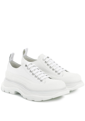 McQueen Canvas platform sneakers