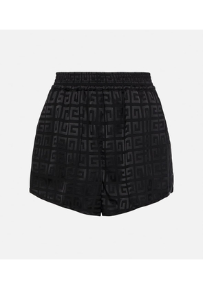 Givenchy 4G zip-detail jacquard shorts