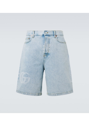 Gucci GG denim Bermuda shorts