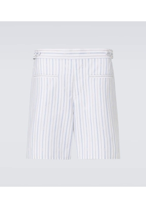 McQueen Striped cotton Bermuda shorts