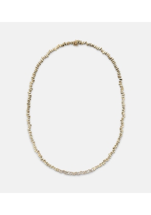 Suzanne Kalan 18kt gold tennis necklace with diamonds