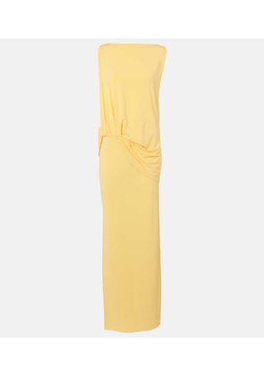 Jacquemus Peplo jersey maxi dress