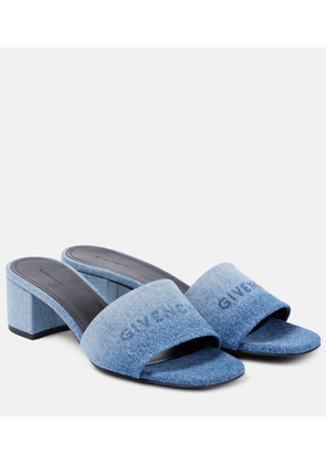 Givenchy Logo denim mules