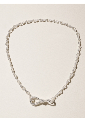 Marla Aaron - True Lover's Knot Sterling Silver Necklace - One size