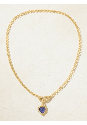 FoundRae - Heart 18-karat Gold Tanzanite Necklace - One size